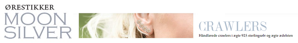Christina's sølv øreringe i mange afskygninger - skab dit helt eget smykke